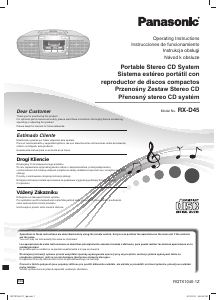 Manual Panasonic RX-D45EG Stereo-set