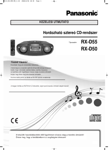 Használati útmutató Panasonic RX-D55EE Sztereóberendezés