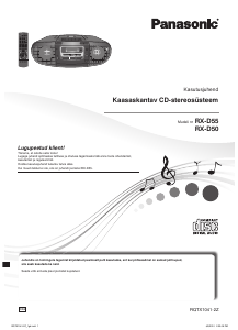 Kasutusjuhend Panasonic RX-D55 Stereokomplekt