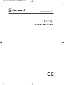 Manual Sherwood RD-705i Receiver
