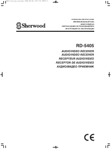 Handleiding Sherwood RD-5405 Receiver