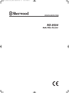 Handleiding Sherwood RD-8504 Receiver