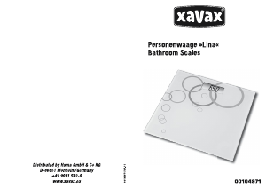 Manual Xavax Lina Scale