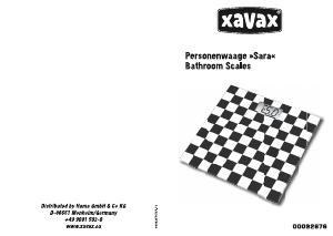 Mode d’emploi Xavax Sara Pèse-personne