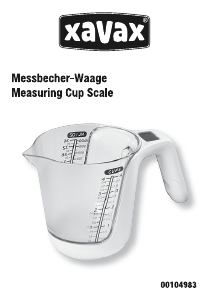 Manual Xavax 104983 Kitchen Scale