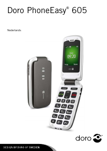 Handleiding Doro PhoneEasy 605 Mobiele telefoon