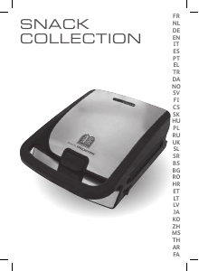 Manual Tefal SW852D12 Snack Collection Grelhador de contacto