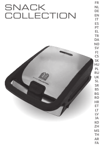 Manual Tefal SW857D12 Snack Collection Grelhador de contacto