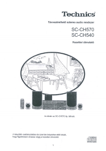 Használati útmutató Technics SC-CH540 Sztereóberendezés