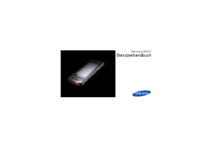 Bedienungsanleitung Samsung GT-S8300 UltraTouch Handy