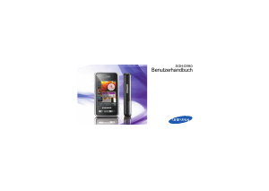 Bedienungsanleitung Samsung SGH-D980 Handy