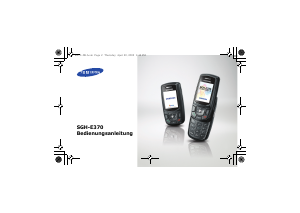 Bedienungsanleitung Samsung SGH-E370 Handy