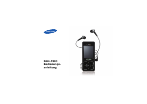 Bedienungsanleitung Samsung SGH-F300 Handy