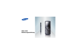 Bedienungsanleitung Samsung SGH-J150 Handy