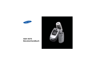 Bedienungsanleitung Samsung SGH-X670 Handy