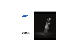 Manual Samsung SGH-Z370 Mobile Phone