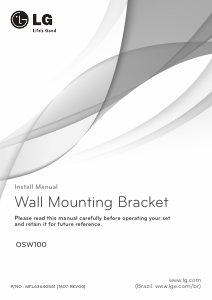 Manual LG OSW100 Wall Mount