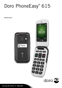 Handleiding Doro PhoneEasy 615 Mobiele telefoon