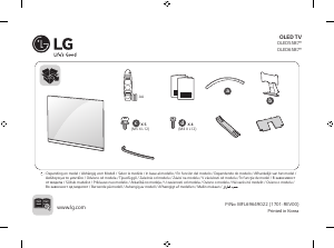 Manual LG OLED55B7V OLED Television