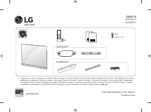 Manual LG OLED65E7V OLED Television