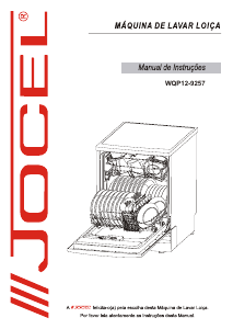 Manual Jocel WQP12-9257 Máquina de lavar louça