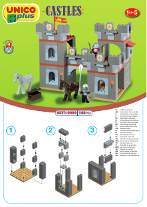 Manual Unico set 8571 Castles Pequeno castelo