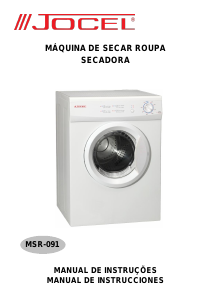 Manual Jocel MSR-091 Máquina de secar roupa