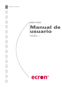 Manual de uso Ecron LEV1207A++ Lavadora