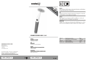 Manual Nevadent IAN 290413 Flosser