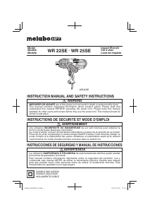 Manual de uso Metabo WR 22SE Llave de impacto