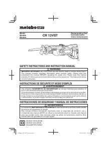 Handleiding Metabo CR 13VST Reciprozaag