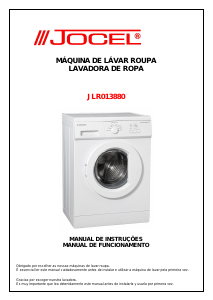 Manual Jocel JLR013880 Máquina de lavar roupa