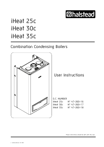 Handleiding Halstead iHeat 30c CV-ketel