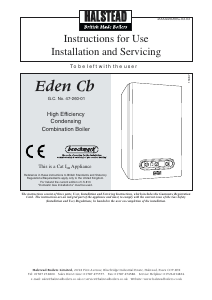 Manual Halstead Eden Cb Central Heating Boiler