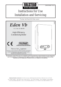 Manual Halstead Eden Vb Central Heating Boiler