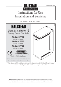 Manual Halstead CFF60 Buckingham 4 Gas Boiler