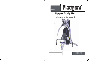 Handleiding Tunturi Platinum Upper Body Fitnessapparaat