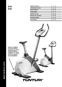 Manual Tunturi E45 Exercise Bike