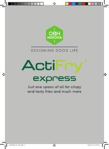 Käyttöohje OBH Nordica AG7500S0 ActiFry Express Friteerauskeitin