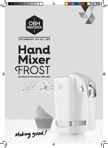 Manual OBH Nordica 6782 Frost Hand Mixer