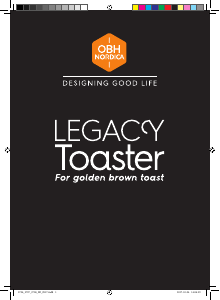 Manual OBH Nordica 2707 Legacy Toaster