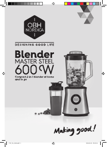 Manual OBH Nordica 7747 Master Steel Blender