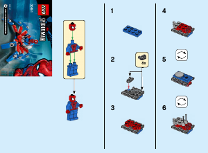 Handleiding Lego set 30451 Spider-Man Spider-mans minicrawler