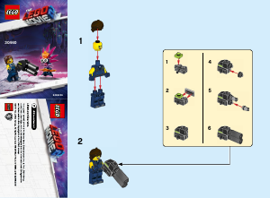 Használati útmutató Lego set 30460 Movie Rex virágállat csapdája