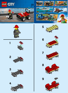 Manual Lego set 30361 City Fire ATV