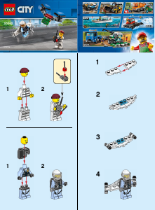 Bruksanvisning Lego set 30362 City Polisjetpack