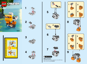 Brugsanvisning Lego set 30571 Creator Pelikan