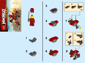 Manual Lego set 30535 Ninjago Fire flight