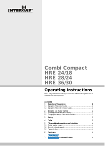 Handleiding Intergas Combi Compact HRE 28/24 CV-ketel