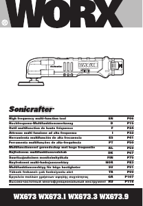 Manual de uso Worx WX673.3 Sonicrafter Herramienta multifuncional